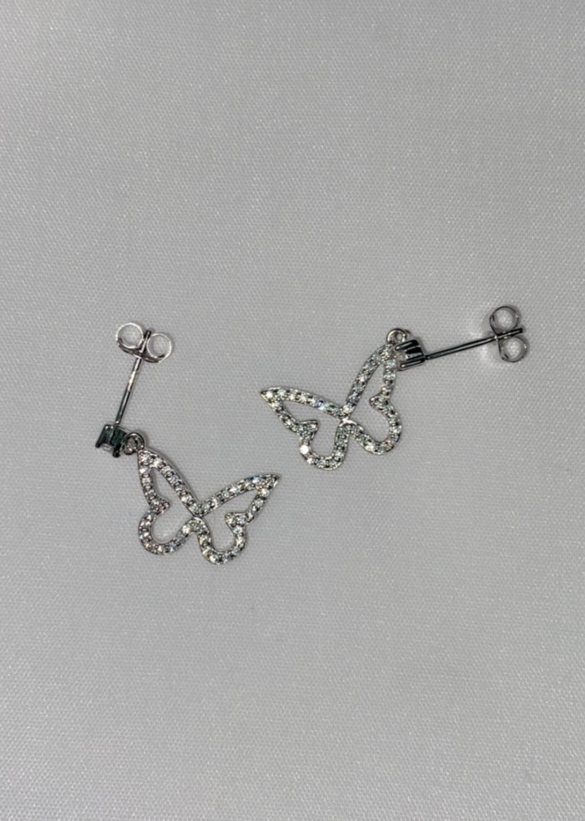 Ice Butterfly Earrings - Giselle's Collection