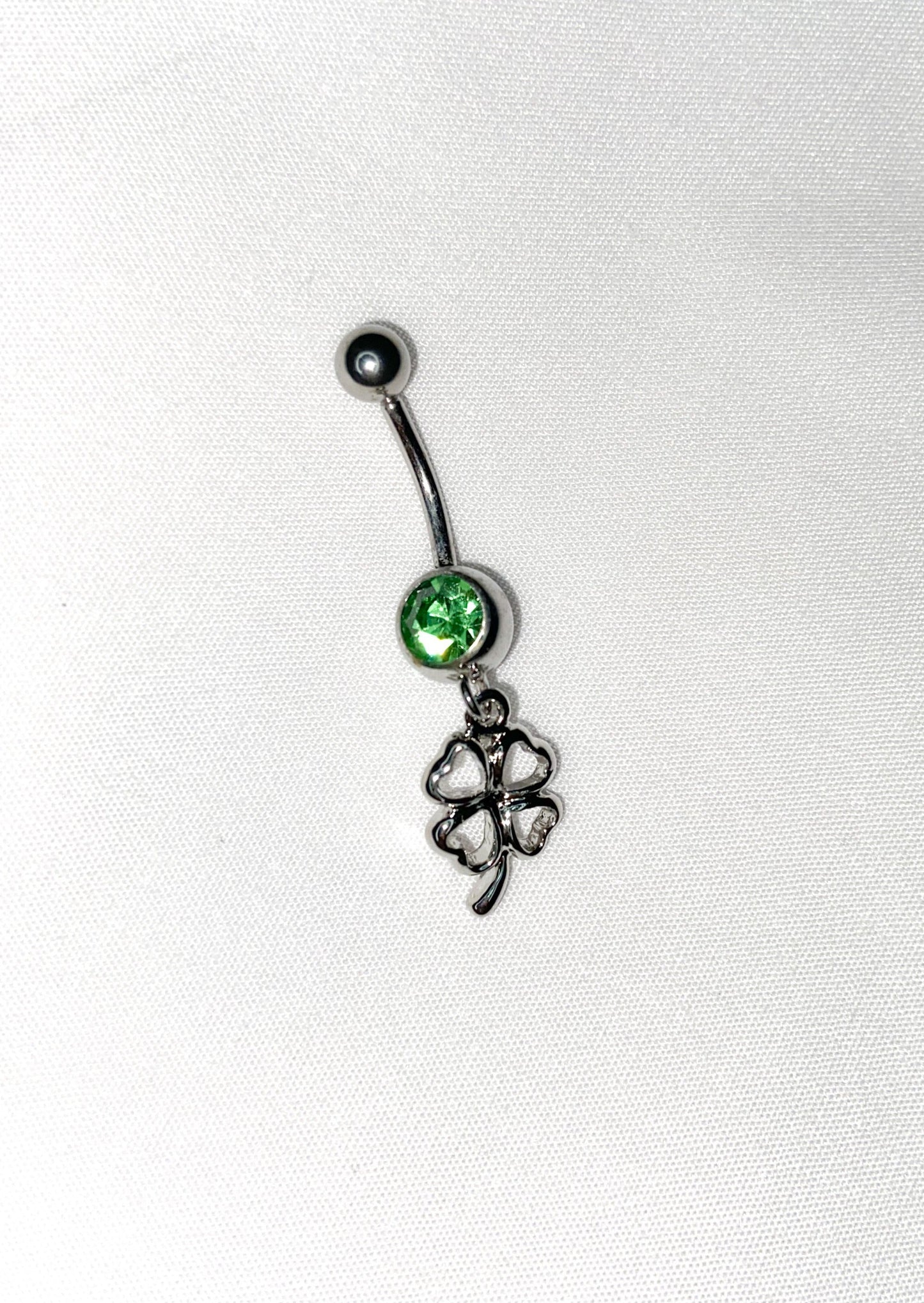 Clover Belly Button Ring - Giselle's Collection