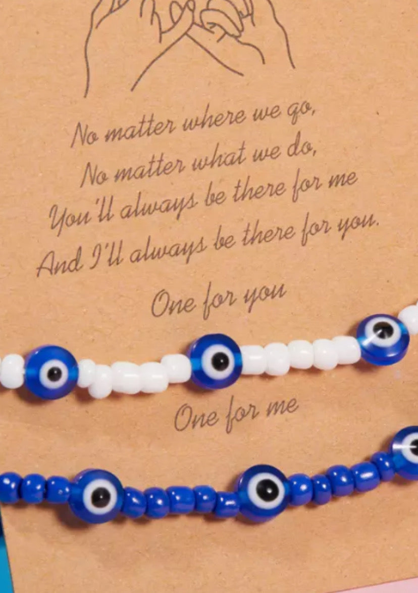 Evil Eye Bracelets Set - Giselle's Collection