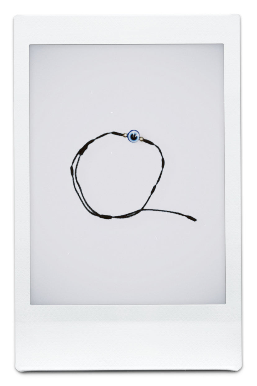 BLUE & BLACK EVIL EYE BRACELET - DIVINEMADE