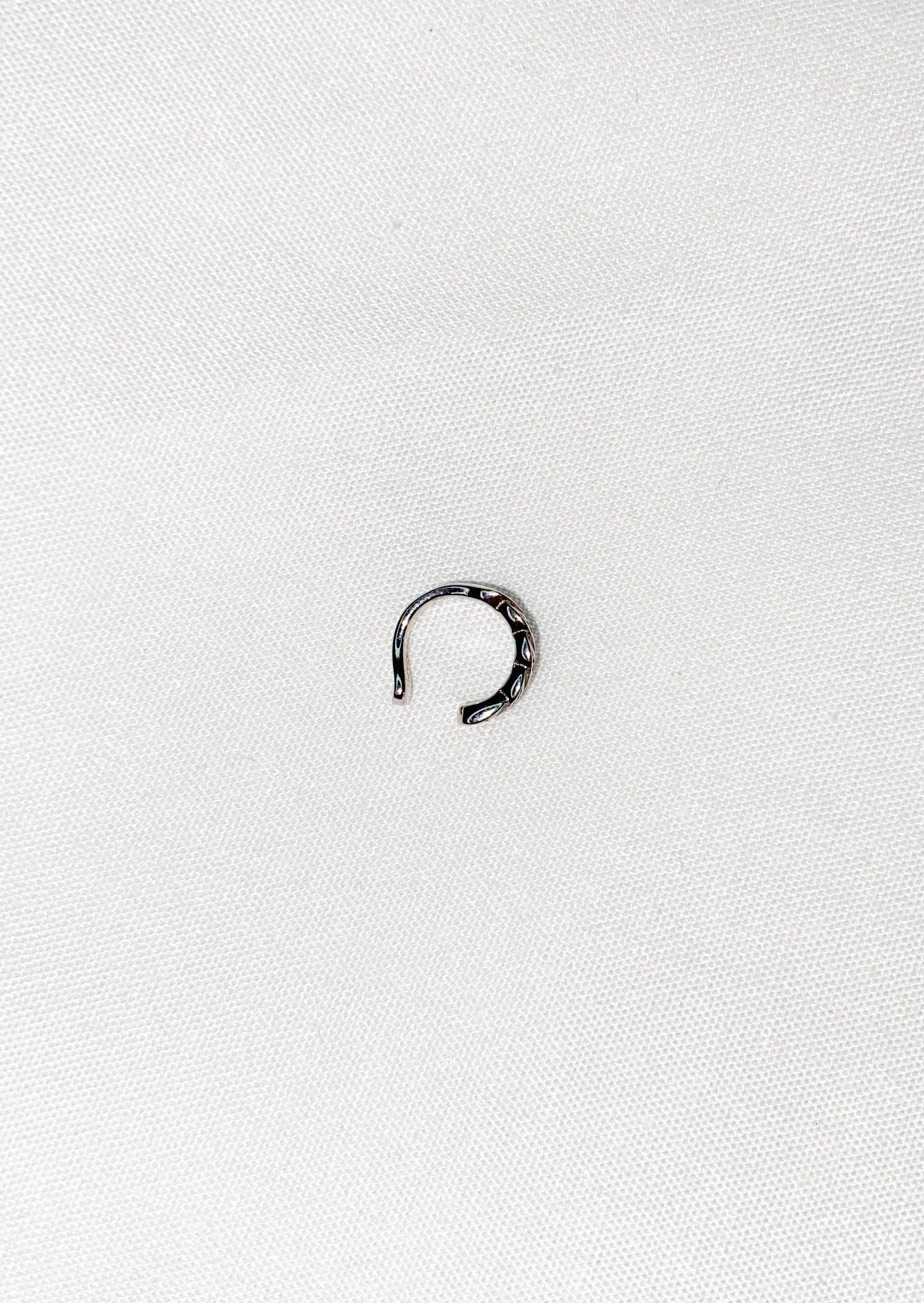 Ice Twisted Dome Ear Cuff - Giselle's Collection