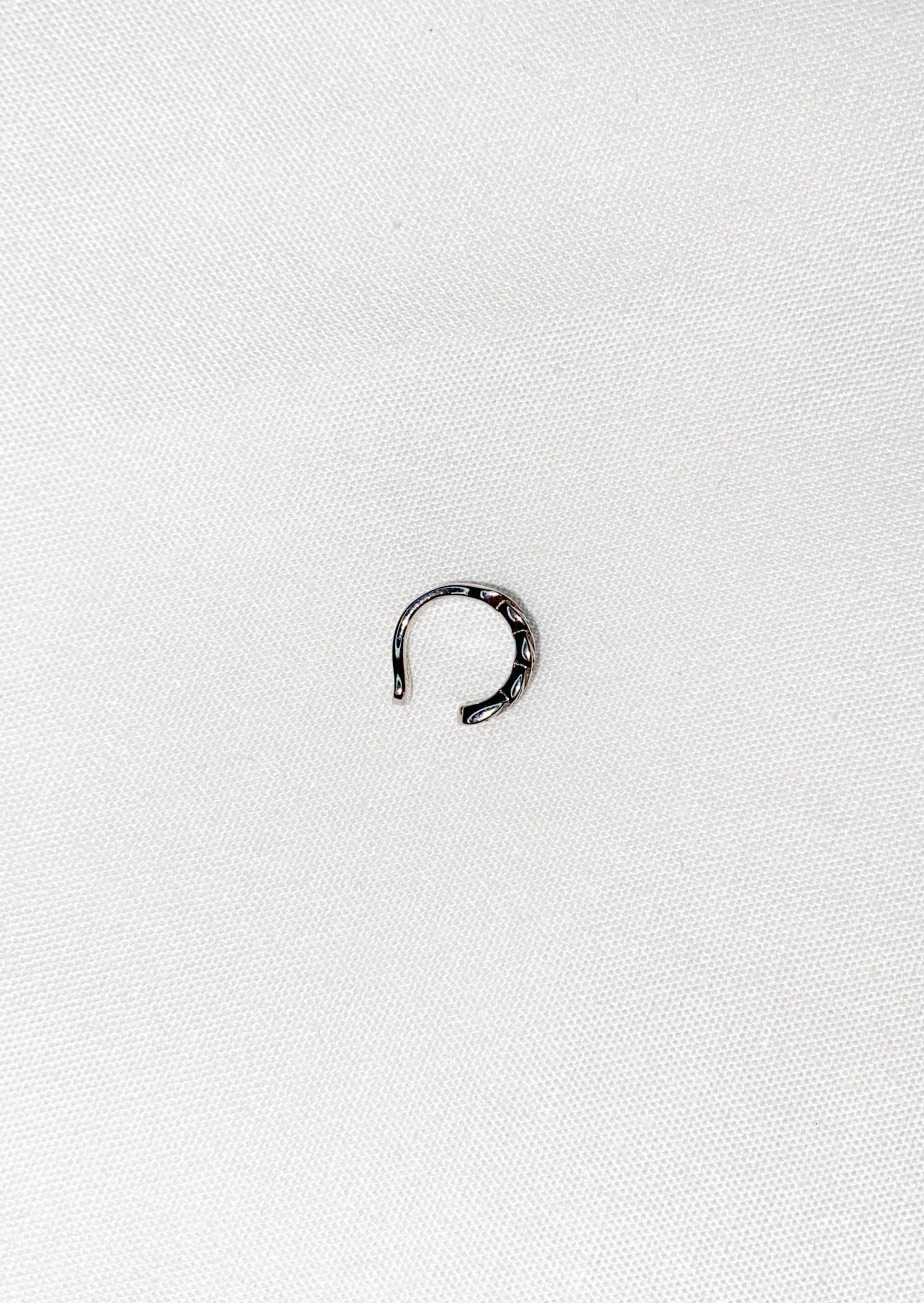 Ice Twisted Dome Ear Cuff - Giselle's Collection