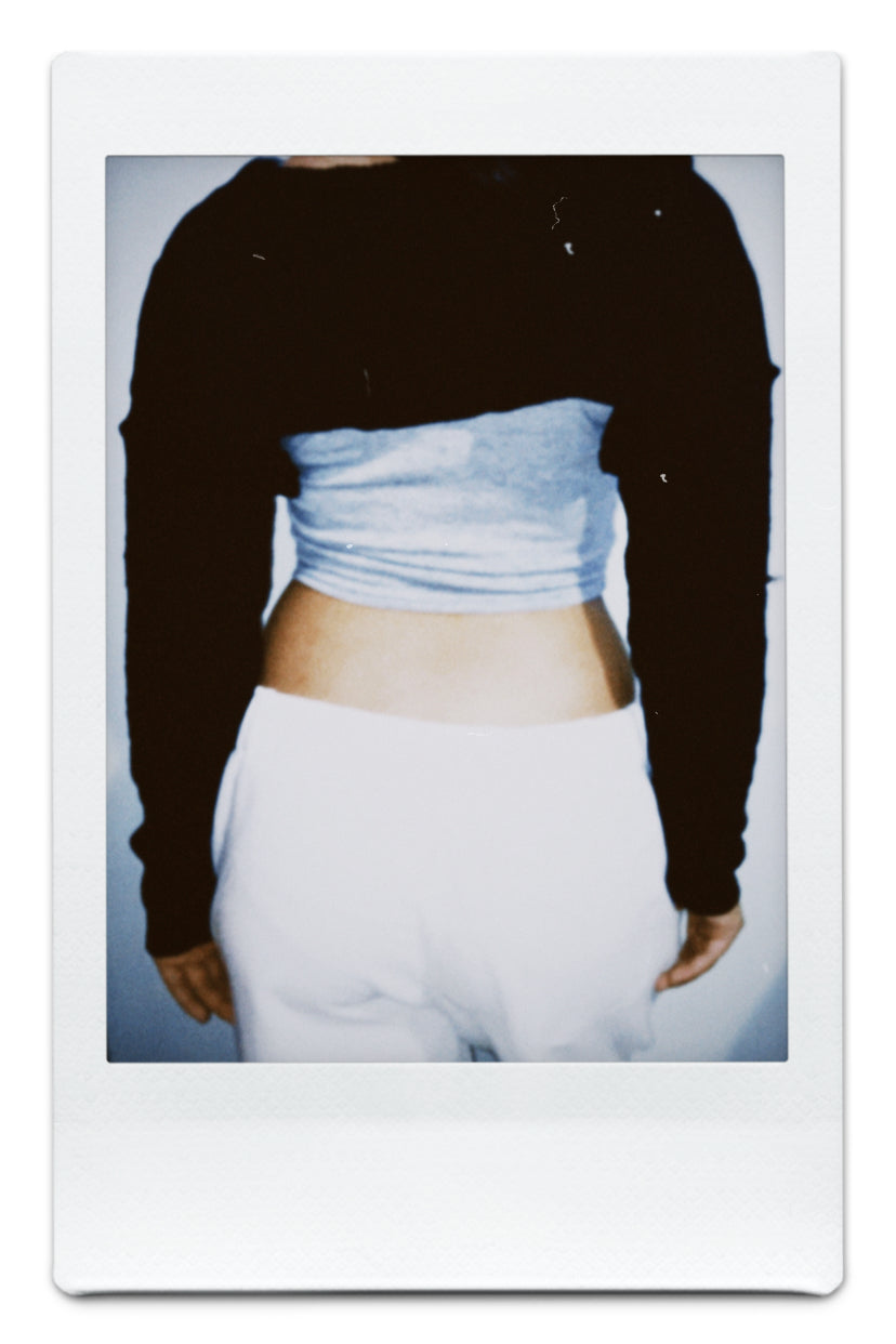 BLACK KNIT BOLERO - DIVINEMADE
